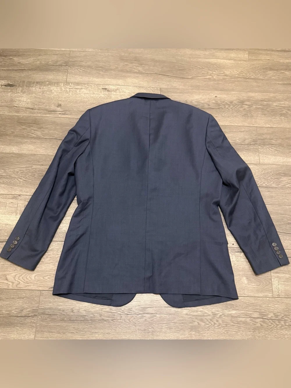 J Crew Blazer Men's Wool Thompson Suit Jacket Sport Coat Navy Blue Sz 46R